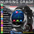 Smartwatch EKG+PPG Blutlipid Blutdruck Harnsäure HD Bluetooth-Anruf Gesundheit Herren