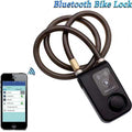 Bluetooth Smart Fahrradschloss Wasserdicht Edelstahlkette Diebstahlschutz Passwort Sicherheitsalarm Smart