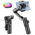 AOCHUAN 3-Achsen Gimbal Smartphone Aufhellungslicht iPhone Android Gesichtsverfolgung Vlog Smart XE