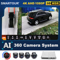 Smartour AI 360 Grad Autokamera 4K AHD 1080P Vogelsauge Surround Parkmonitor Universal Smart