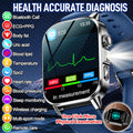 Smartwatch EKG Blutdruck Blutsauerstoff Blutfett Harnsäure Temperatur Bluetooth-Anruf
