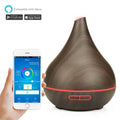 Smart WiFi Holz Aroma Diffusor Luftbefeuchter Sprachsteuerung Schlafzimmer HomeKit