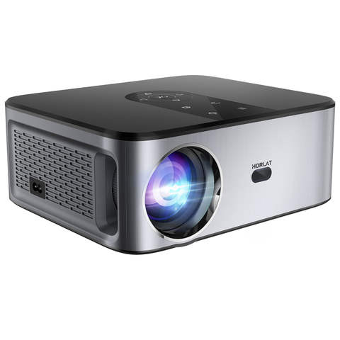 HORLAT 40000 Lumen Google TV Projektor 4K 1080P 3D Auto-Keystone 5G WiFi Heimkino Outdoor Smart
