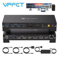 KVM Switch Dockingstation 3 Monitore 2 Computer DP 4K 120Hz HDMI 4K 60Hz Thunderbolt 100W PD USB-C Hub Smart