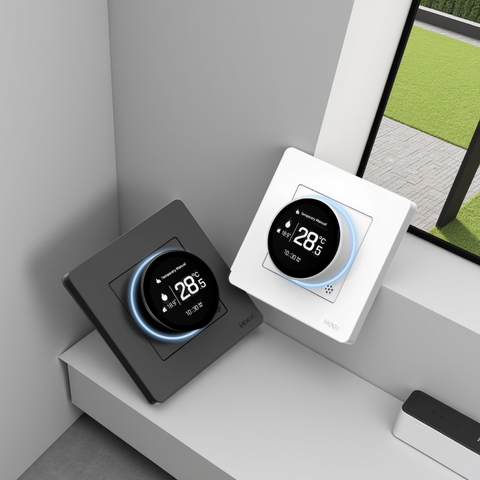 MOES Tuya ZigBee Smart Knob Thermostat Star Ring Design Temperatur Wasser Kessel Elektrische Heizung Alexa Google