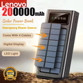 OnePlus 200000mAh Solar-Powerbank LED superschnell Extrem hohe Kapazität 4-Draht-Digitalanzeige