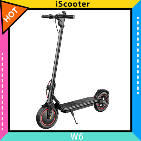 iScooter W6 500W Faltbar 36V 7.8Ah 35km/h 30km LCD Scheibenbremse Elektroroller