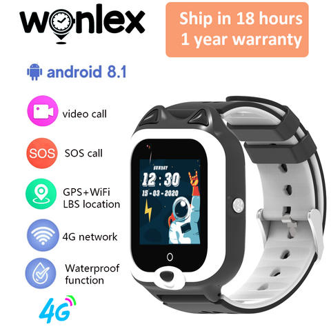 Wonlex KT22 Kinder Smartwatch 4G SIM GPS WhatsApp Videoanruf SOS Ortung WiFi Tracker Kinderuhr