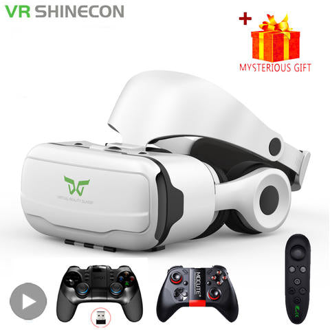 VR Brille Virtual Reality 3D Headset Helm Android iPhone Smartphone Spiel Goggles Set