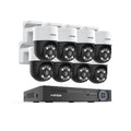 H.view 8CH 4K 5MP 8MP CCTV Überwachungssystem PTZ Outdoor IP-Kamera KI Humanoidenerkennung NVR Kit Smart Home