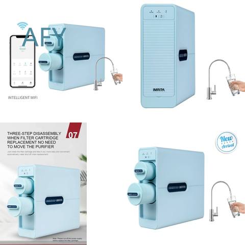 IMRITA Smart WiFi App Umkehrosmose Wasserfilter UV Sterilisation TDS Monitor Haushalts Trinkwasser Smart