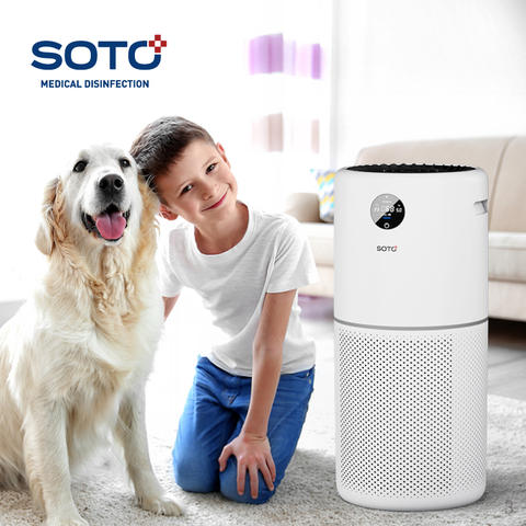 SOTO Y8 Smart WLAN Luftreiniger Negativionen Geräuscharm HEPA Kohle UV Sterilisation APP Sensor Smart