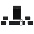 ULTIMEA Poseidon D80 Smart Soundbar 7.1 Dolby Atmos Wireless Subwoofer 4 Surround BassMX Technologie Smart