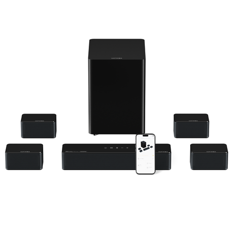 ULTIMEA Poseidon D80 Smart Soundbar 7.1 Dolby Atmos Wireless Subwoofer 4 Surround BassMX Technologie Smart