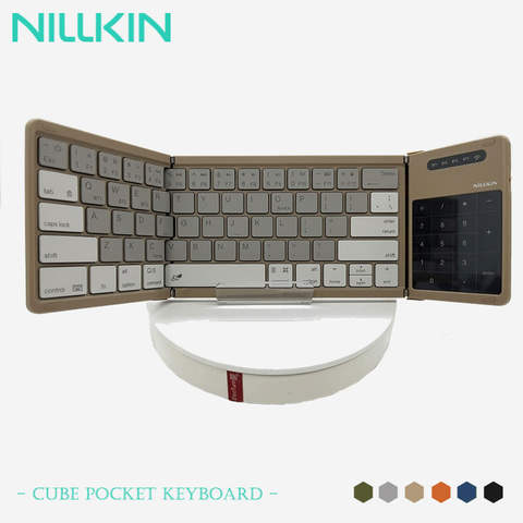 NILLKIN Cube Pocket Faltbar Kabellos Tastatur Touchpad Multigerät Reise Büro Rutschfest