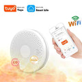 2-in-1 WiFi Tuya Smart CO- und Rauchmelder Alarm Kohlenmonoxid Küche Feuer PIR Sensor Warnung