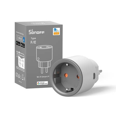 SONOFF S60 EU WiFi Smart Plug mit Power Monitor Outlet Smart Socket Überlastschutz Timer Alexa Google Home