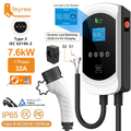 feyree Smart Wallbox 22kW EV Ladegerät Typ2 Dynamische Lastverteilung WiFi APP 32A Elektrofahrzeug Smart