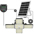 Solar Pendelleuchte 268LED 4 Modi Bewegungsmelder Batterieanzeige IP65 Innen Außen Garage Schuppenlampe Solar