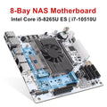 Topton 8-Bay NAS Mainboard Intel i7 10510U 2x2.5G LAN NVMe DDR4 Mini ITX Firewall Server