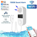 Tuya WiFi Wasser Leck Sensor 130DB Smart Leben APP Benachrichtigung Hochwasser Flut Alarm Home Security