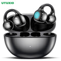 UYUXIO BT 5.4 Clip-on-Ohrhörer Kabellos Open-Ear 72 Stunden Spielzeit für Sport Training