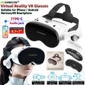 G18E VR Brille riesiger Bildschirm 3D HD Stereo VR Headset Helm 4.7-7 Zoll Telefon Spiel Joystick