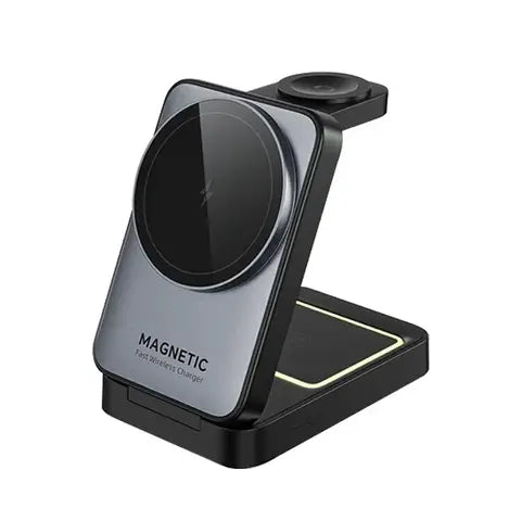 Faltbare 3-in-1 Magnetische Kabellose Ladestation iPhone iWatch AirPods Desktop Ladedock