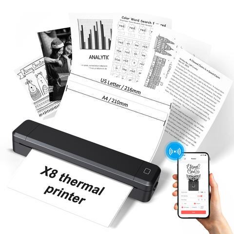 Marklife Tragbar A4 Thermischer Drucker Tattoo Dokument Bluetooth HD Druck Tattoo Maschine