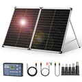 DOKIO 100W 160W 200W 18V Faltbares Monokristallines Wasserdichtes Solarmodul 12V-Controller Kit