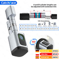 V1 Pro+ Tuya TTLock Fingerabdruck Passwort RFID Karte Zylinder Smart Türschloss für Zuhause Hotel einstellbar
