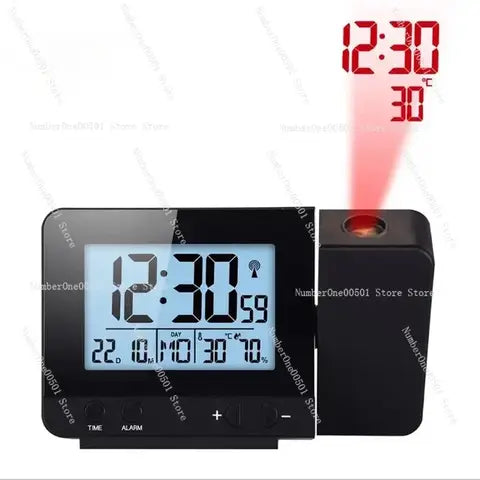 Projektion WiFi Smart Uhr Automatisch Zeitsynchronisation Temperatur Luftfeuchtigkeit Wecker Smart