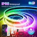 IP68 Wasserdicht RGB COB LED Streifen 12V 24V Outdoor Garten Schwimmbad Tuya WIFI Alexa