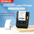 DETONGER 300DPI DP230S Multifunktional Kabellos BT Mobiler Barcode Thermo Etikettendrucker iOS Android