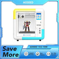 AOSEED X-MAKER AI V4.0 3D-Drucker 0.05mm Präzision 400mm/s WiFi Vollgeschlossen Kinderfreundlich Smart