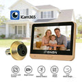 iCam365 Digitaler Türspion mit Kamera Mikrofon 2.4G WLAN Heimsicherheit 60 Sekunden Aufzeichnung