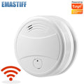 Smart WLAN Stroboskop-Rauchmelder Kabelloser Feueralarmsensor Tuya Smart Office Home Brandschutz