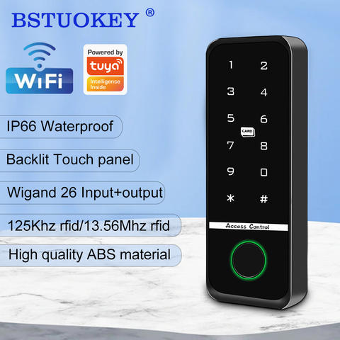 Tuya WiFi Smart Fingerabdruck Türschloss IP66 Passcode RFID Schlüssellos Tor Zugang Smart