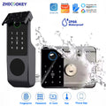 Tuya WLAN Smart Schloss Fingerabdruck RFID APP Fernbedienung TTLock Bluetooth Elektronisch Wasserdicht