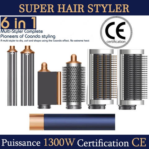 SenCiciMen X9 Multi Haar Styler Lockenstab Heißluftbürste Curler Haartrockner Salon Profi Smart