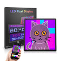 Smart RGB USB LED Matrix Pixel Display Panel Bluetooth App Programmierbar Anime Text Uhr Digital