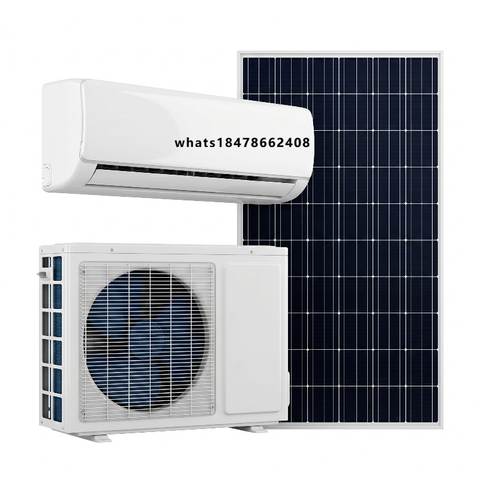 Smart Hybrid Solar ACDC Klimaanlage 18000BTU Wärmepumpe Kühlung Heizung WIFI Steuerung Smart