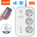 LELLKI ZigBee Smart Steckdosenleiste PD20W Typ-C 220V 16A Tuya Timer Alexa Yandex Alice 1.8m Kabel