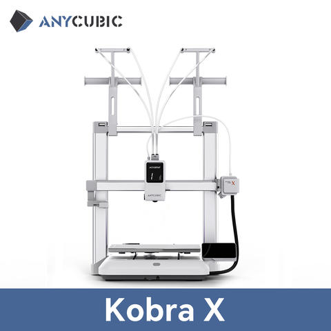 ANYCUBIC Kobra X 3D-Drucker 600mm/s 4-Farben-Druck automatische Nivellierung