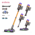 Erabros EV5 550W 70KPA Kabelloser Staubsauger 80 Minuten 4 Modi LED Smart Handstaubsauger Heim