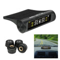 TPMS Solar Reifendrucksensor Auto 4-Rad Intern Extern Reifendruckkontrollsystem