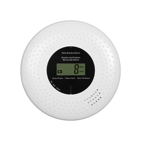 MOES Tuya Zigbee Smart Rauch CO Kombinations Melder 85dB Alarm Sensor Gasleck Haussicherheit App Fernüberwachung