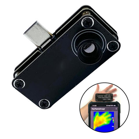 TiOp01 32x32 Infrarot Wärmebildkamera Typ-C Android PCB-Test Temperaturmessung Zubehör
