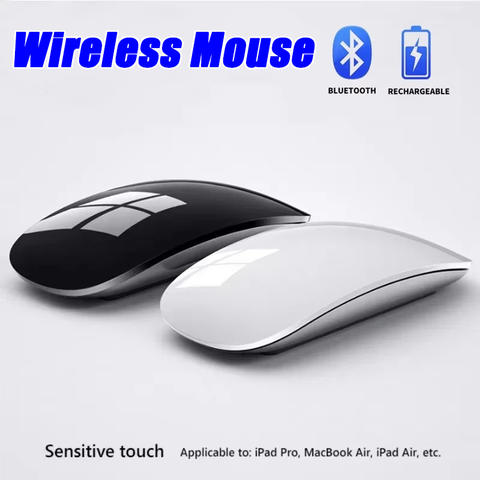 Kabellose Bluetooth Maus Multi-Touch Ergonomisch Leise Typ-C Aufladbar Gaming Büro Universal