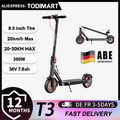 Todimart T3 E-Scooter ABE Straßenzulassung 350W 500W 36V 7.8Ah 25-35KM 8.5 Zoll Klappbarer Elektroroller Erwachsene Smart App